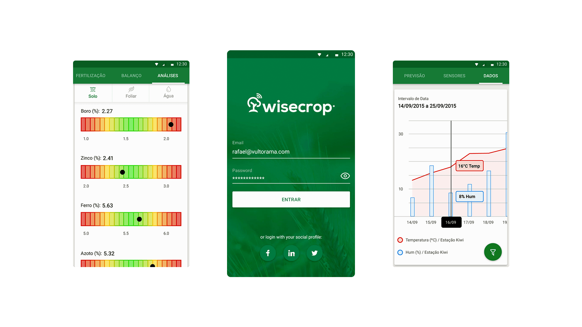 Mobile app interface with heart logo, products for sale, and CPR course offerings.