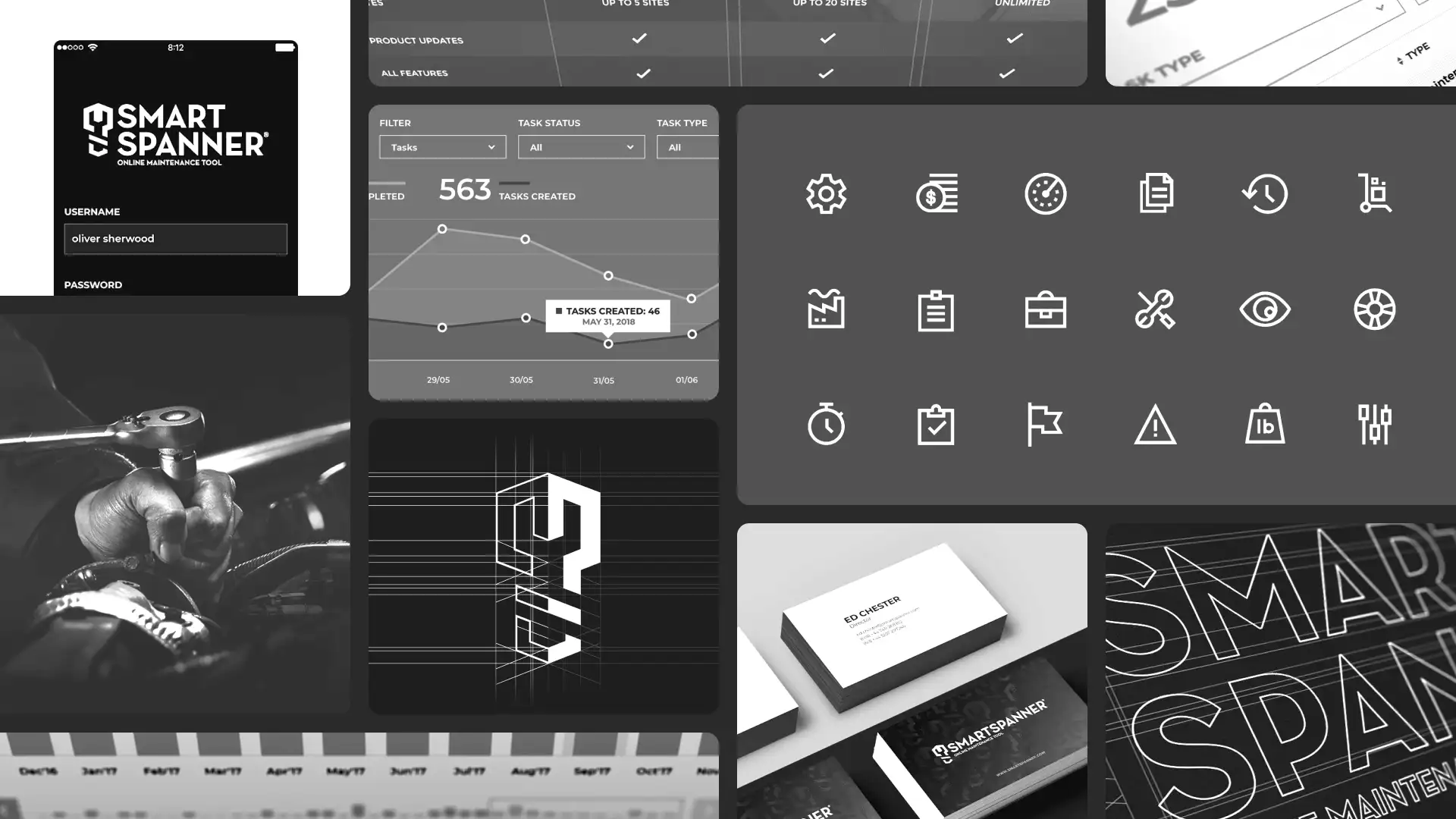 Smartspanner branding and user experience detail.