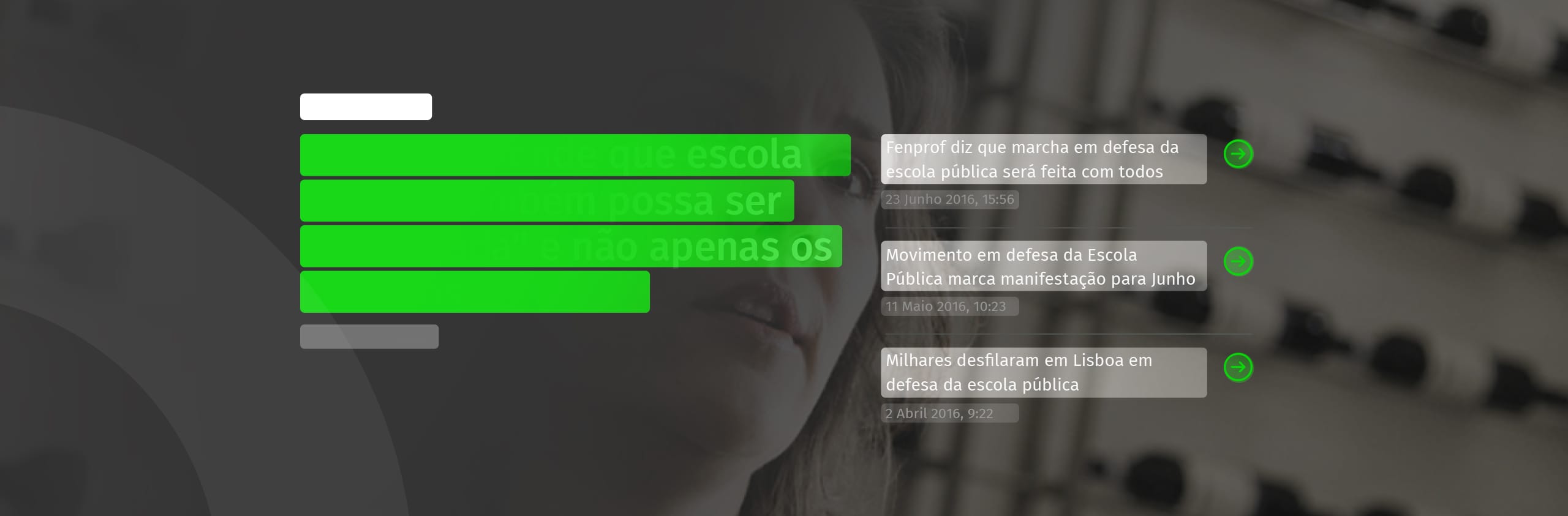 Block divider layout.