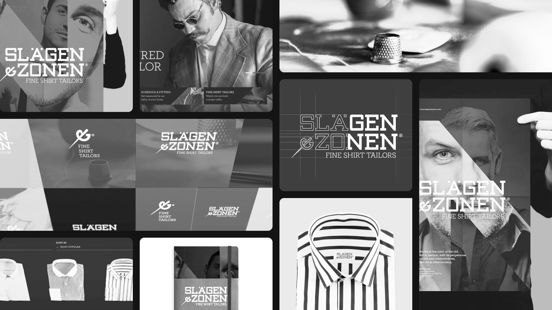 Slagen and Zonen branding detail