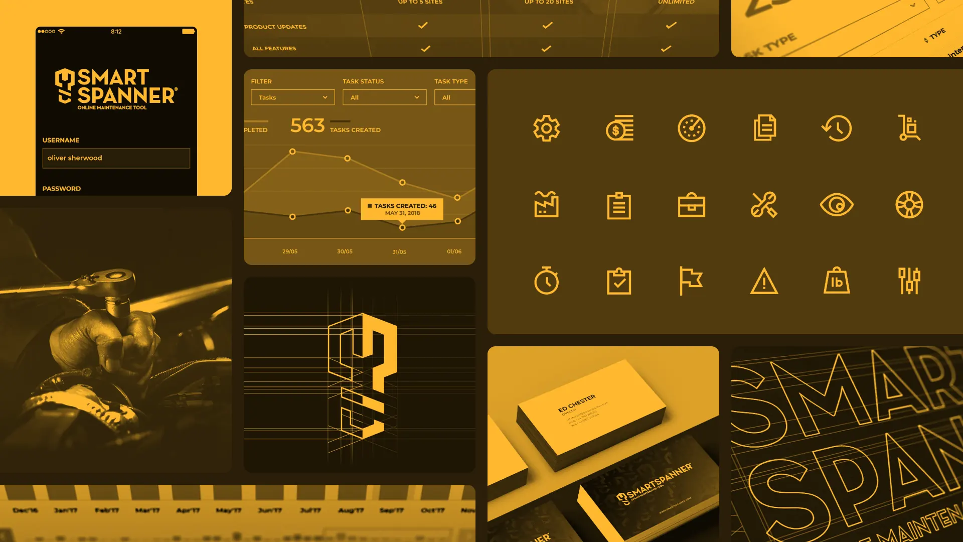 Smartspanner branding and user experience detail.