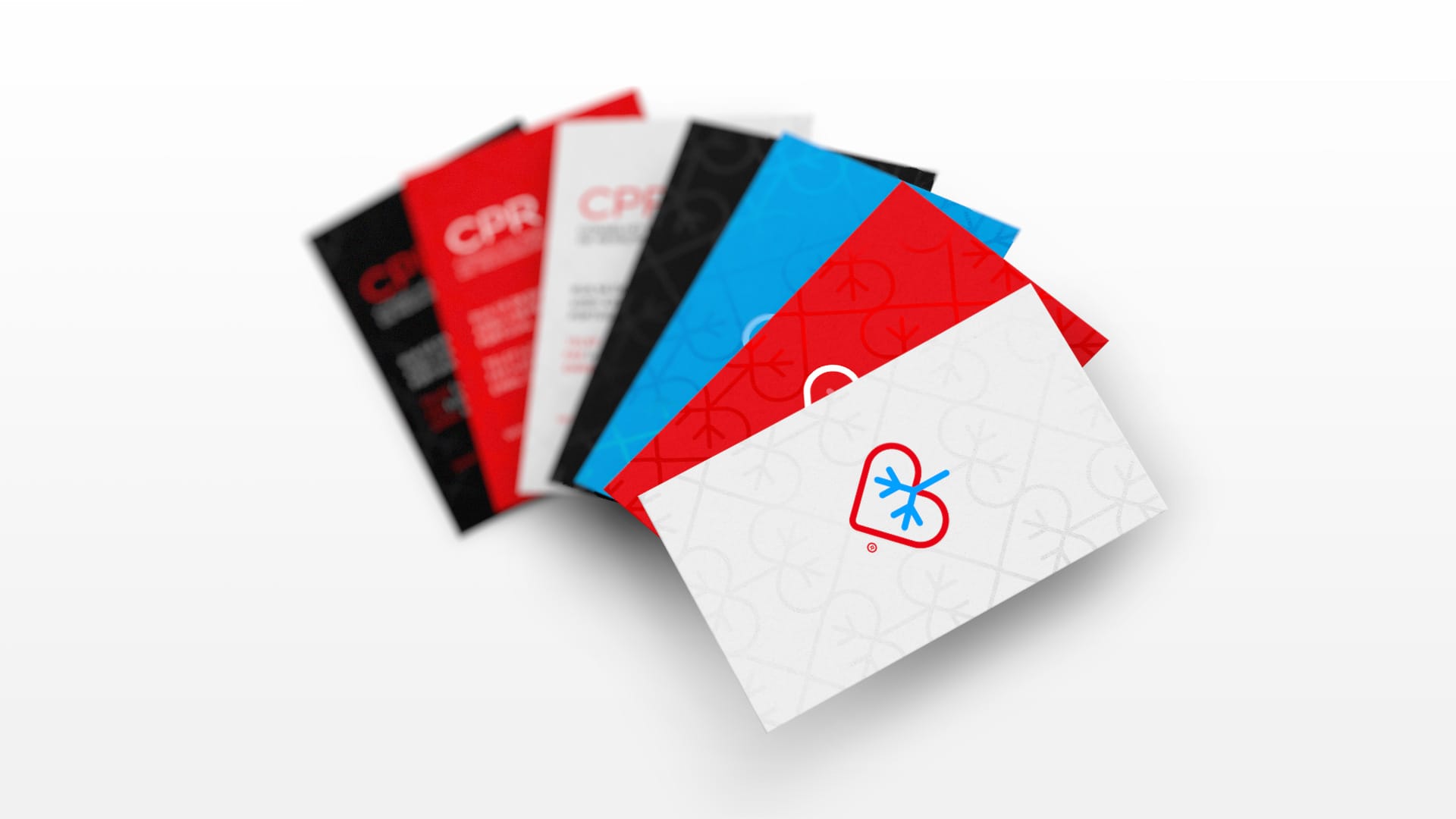 Business card with "CPR - Conselho Português de Ressuscitação," contact details, and heart logo.