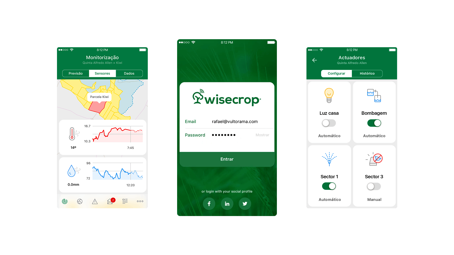 Mobile app interface with heart logo, products for sale, and CPR course offerings.